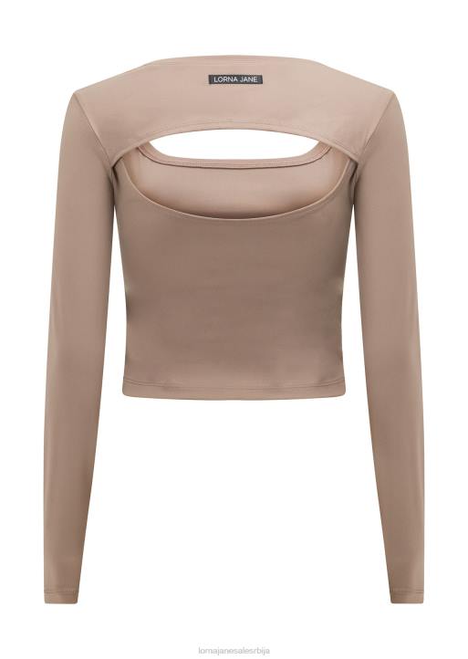 Жене Lorna Jane кост подигнут активни скраћени горњи део дугих рукава 8HV8256