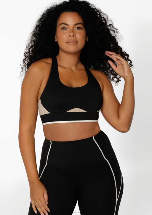 Жене Lorna Jane црн појачати спојени спортски грудњак 8HV89